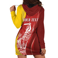Warsaw Capital of Poland Personalized Hoodie Dress Syrenka Warszawska Sporty Style