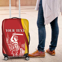 Warsaw Capital of Poland Personalized Luggage Cover Syrenka Warszawska Sporty Style