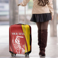 Warsaw Capital of Poland Personalized Luggage Cover Syrenka Warszawska Sporty Style