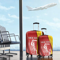 Warsaw Capital of Poland Personalized Luggage Cover Syrenka Warszawska Sporty Style