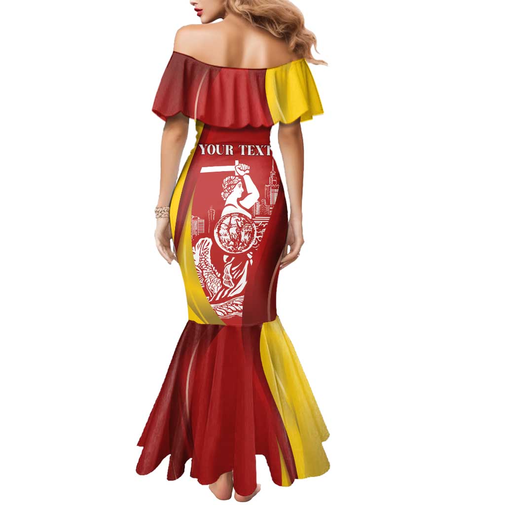 Warsaw Capital of Poland Personalized Mermaid Dress Syrenka Warszawska Sporty Style