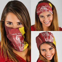 Warsaw Capital of Poland Personalized Neck Gaiter Syrenka Warszawska Sporty Style