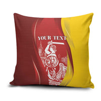 Warsaw Capital of Poland Personalized Pillow Cover Syrenka Warszawska Sporty Style