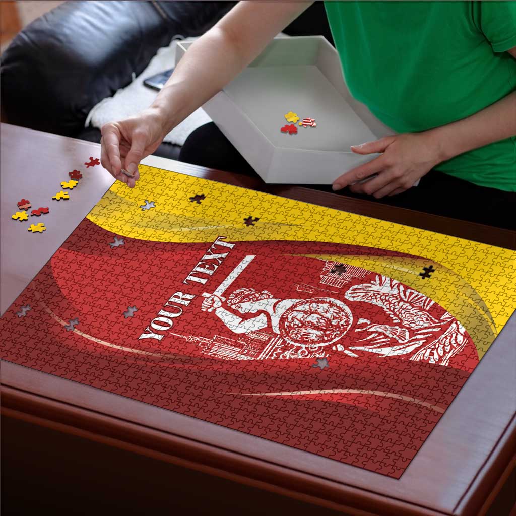 Warsaw Capital of Poland Personalized Puzzle Syrenka Warszawska Sporty Style