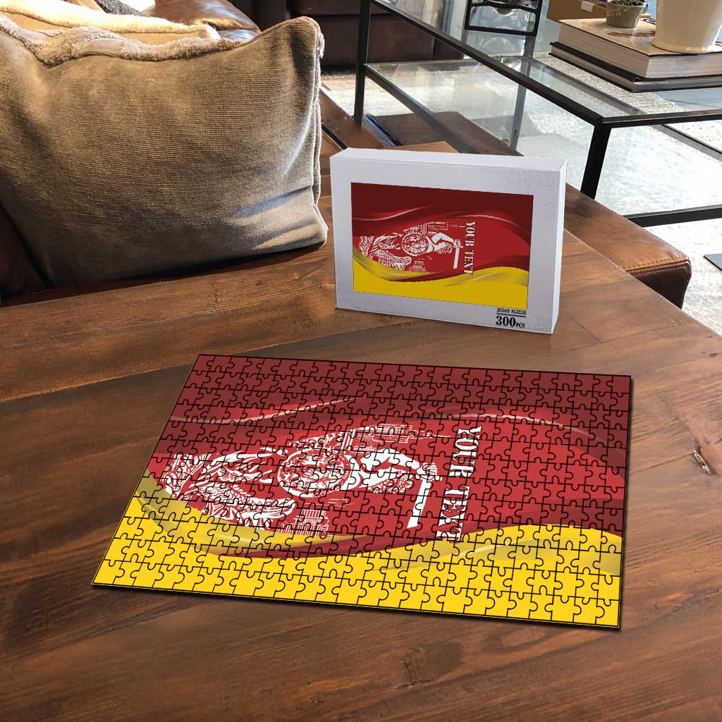 Warsaw Capital of Poland Personalized Puzzle Syrenka Warszawska Sporty Style