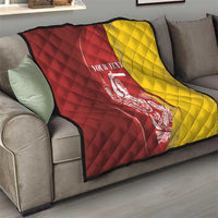 Warsaw Capital of Poland Personalized Quilt Syrenka Warszawska Sporty Style