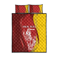 Warsaw Capital of Poland Personalized Quilt Bed Set Syrenka Warszawska Sporty Style