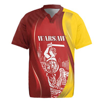 Warsaw Capital of Poland Personalized Rugby Jersey Syrenka Warszawska Sporty Style