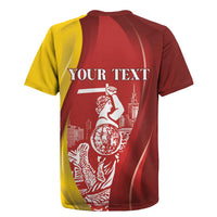 Warsaw Capital of Poland Personalized Rugby Jersey Syrenka Warszawska Sporty Style