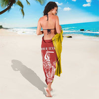 Warsaw Capital of Poland Personalized Sarong Syrenka Warszawska Sporty Style