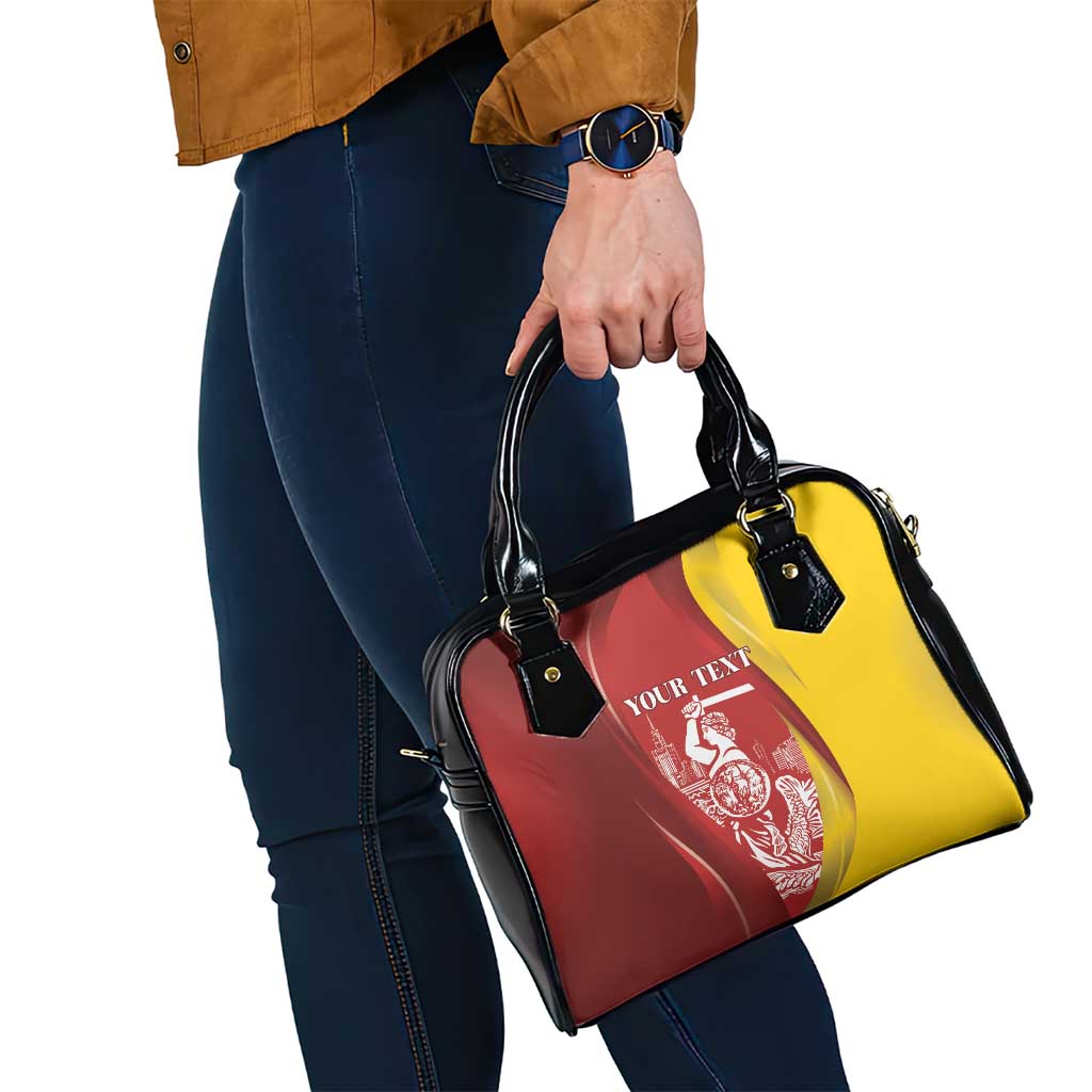 Warsaw Capital of Poland Personalized Shoulder Handbag Syrenka Warszawska Sporty Style