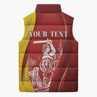 Warsaw Capital of Poland Personalized Sleeveless Puffer Jacket Syrenka Warszawska Sporty Style
