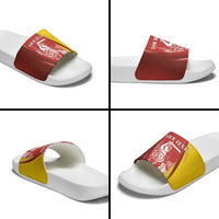 Warsaw Capital of Poland Personalized Slide Sandals Syrenka Warszawska Sporty Style