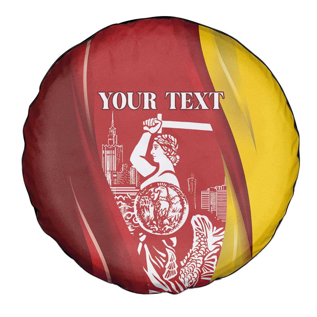 Warsaw Capital of Poland Personalized Spare Tire Cover Syrenka Warszawska Sporty Style