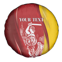 Warsaw Capital of Poland Personalized Spare Tire Cover Syrenka Warszawska Sporty Style