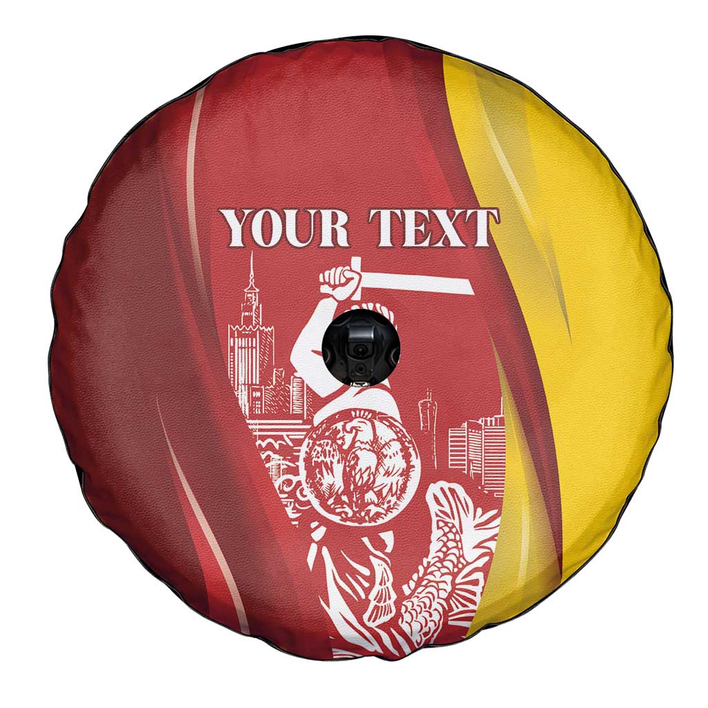 Warsaw Capital of Poland Personalized Spare Tire Cover Syrenka Warszawska Sporty Style