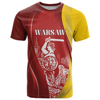 Warsaw Capital of Poland Personalized T Shirt Syrenka Warszawska Sporty Style