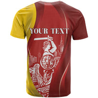 Warsaw Capital of Poland Personalized T Shirt Syrenka Warszawska Sporty Style