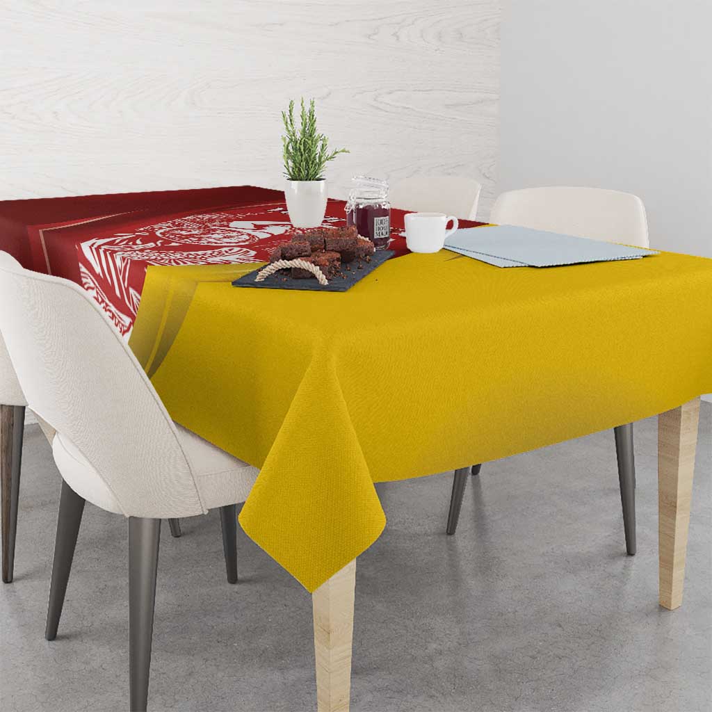 Warsaw Capital of Poland Personalized Tablecloth Syrenka Warszawska Sporty Style