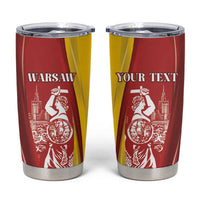 Warsaw Capital of Poland Personalized Tumbler Cup Syrenka Warszawska Sporty Style
