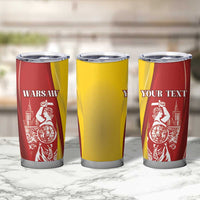 Warsaw Capital of Poland Personalized Tumbler Cup Syrenka Warszawska Sporty Style