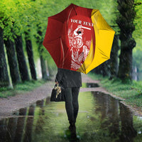 Warsaw Capital of Poland Personalized Umbrella Syrenka Warszawska Sporty Style