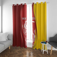 Warsaw Capital of Poland Personalized Window Curtain Syrenka Warszawska Sporty Style