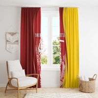 Warsaw Capital of Poland Personalized Window Curtain Syrenka Warszawska Sporty Style