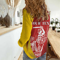 Warsaw Capital of Poland Personalized Women Casual Shirt Syrenka Warszawska Sporty Style