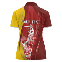 Warsaw Capital of Poland Personalized Women Polo Shirt Syrenka Warszawska Sporty Style