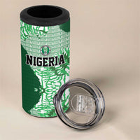 Custom Nigeria Fooball 4 in 1 Can Cooler Tumbler Super Eagles National Pride