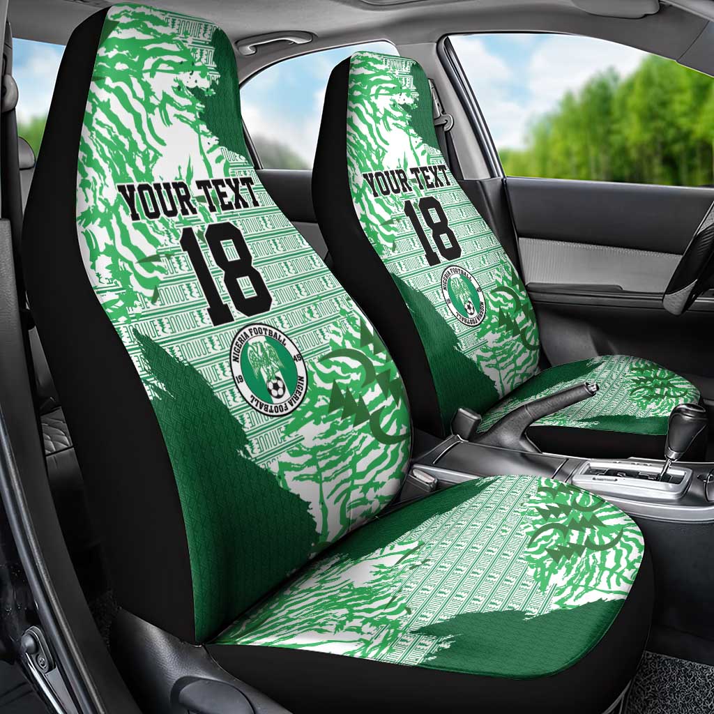 Custom Nigeria Fooball Car Seat Cover Super Eagles National Pride