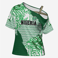 Custom Nigeria Fooball Cross Shoulder Shirt Super Eagles National Pride