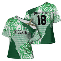Custom Nigeria Fooball Cross Shoulder Shirt Super Eagles National Pride