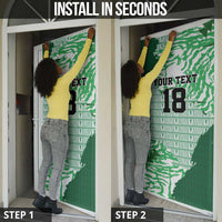 Custom Nigeria Fooball Door Cover Super Eagles National Pride