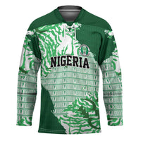 Custom Nigeria Fooball Hockey Jersey Super Eagles National Pride