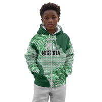 Custom Nigeria Fooball Kid Hoodie Super Eagles National Pride