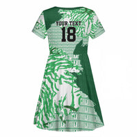 Custom Nigeria Fooball Kid Short Sleeve Dress Super Eagles National Pride