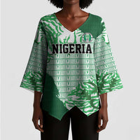 Custom Nigeria Fooball Kimono Sleeve Blouse Super Eagles National Pride