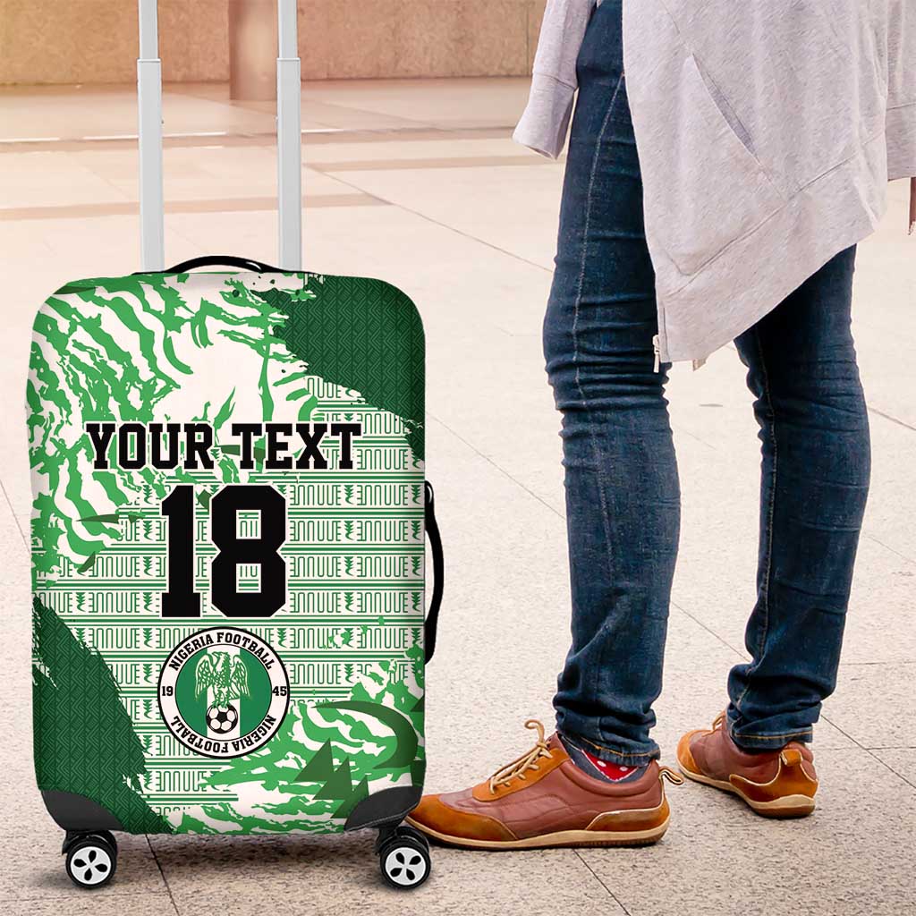 Custom Nigeria Fooball Luggage Cover Super Eagles National Pride