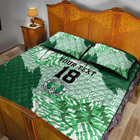 Custom Nigeria Fooball Quilt Bed Set Super Eagles National Pride