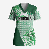 Custom Nigeria Fooball Scrub Top Super Eagles National Pride