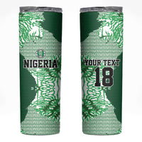 Custom Nigeria Fooball Skinny Tumbler Super Eagles National Pride
