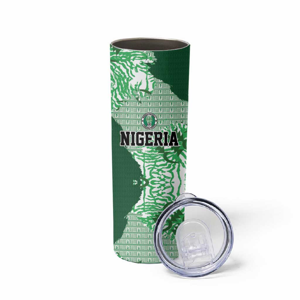 Custom Nigeria Fooball Skinny Tumbler Super Eagles National Pride
