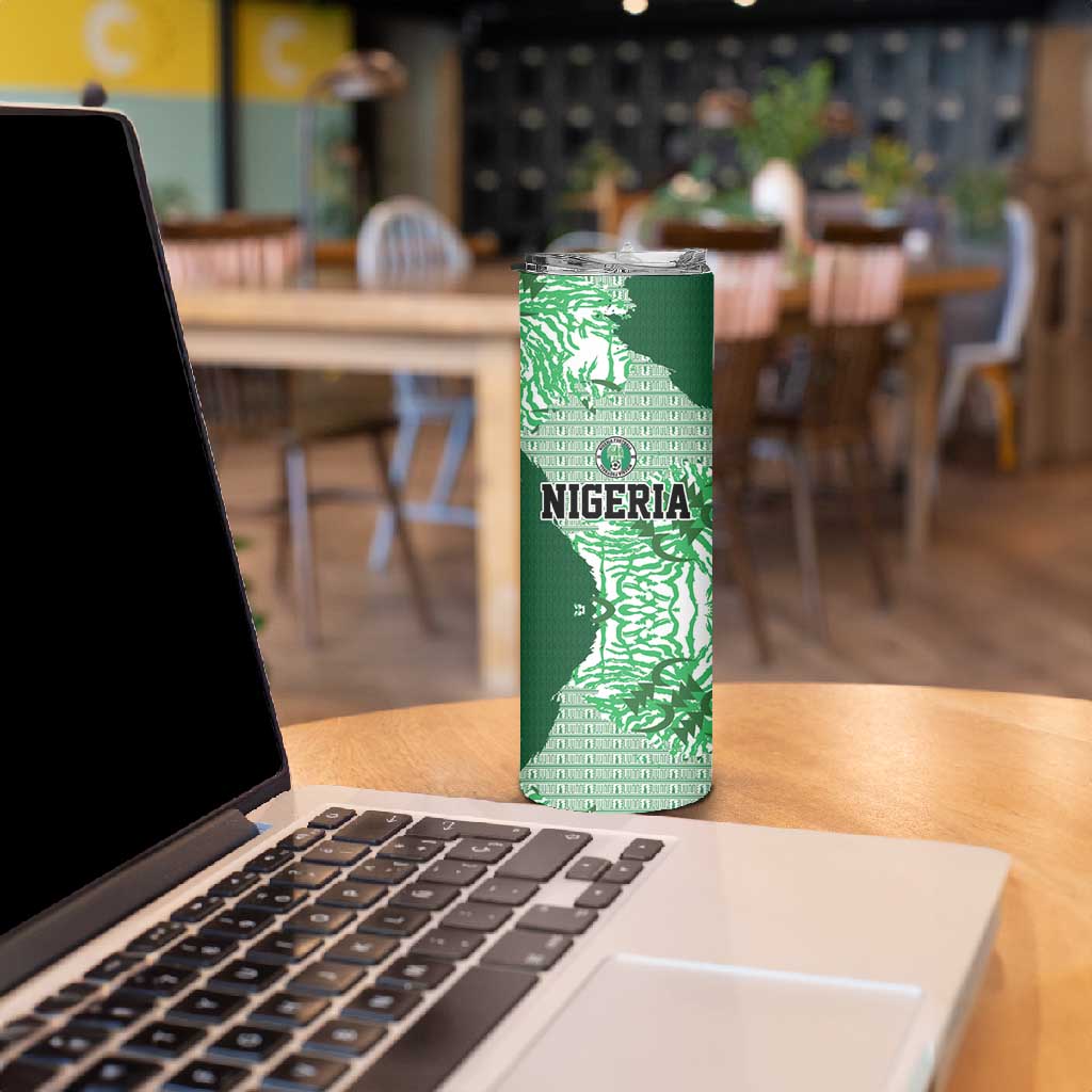Custom Nigeria Fooball Skinny Tumbler Super Eagles National Pride