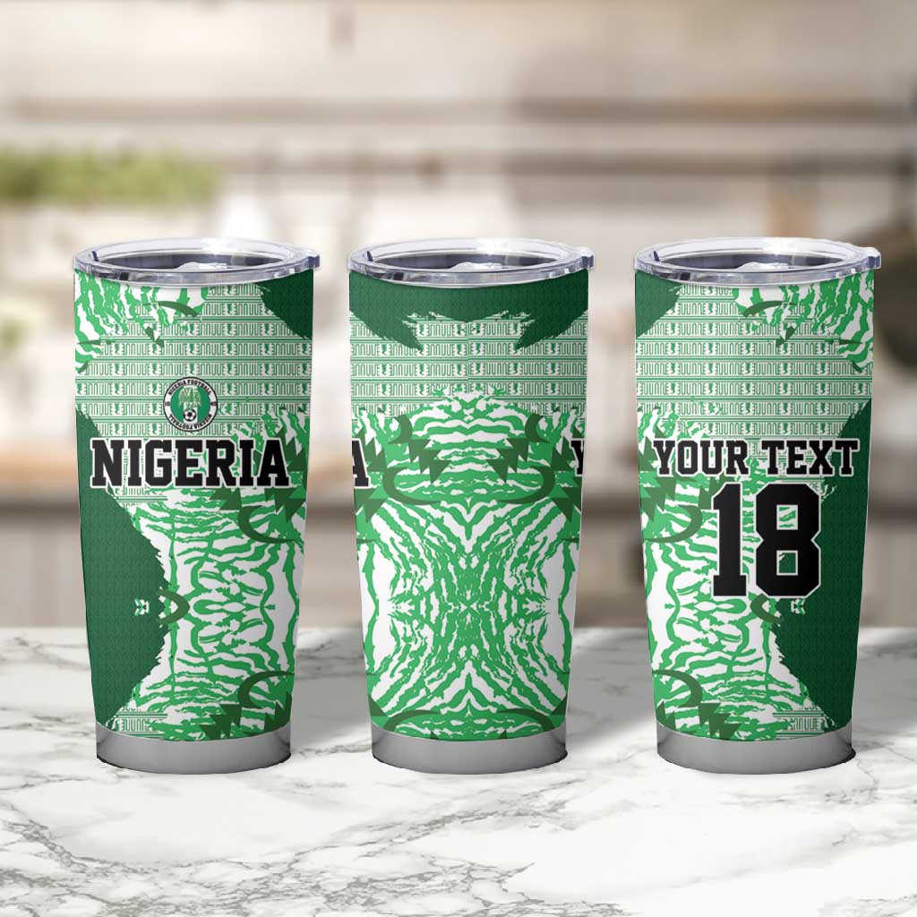 Custom Nigeria Fooball Tumbler Cup Super Eagles National Pride