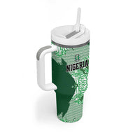 Custom Nigeria Fooball Tumbler With Handle Super Eagles National Pride
