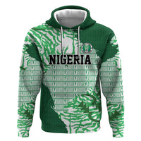 Custom Nigeria Fooball Zip Hoodie Super Eagles National Pride