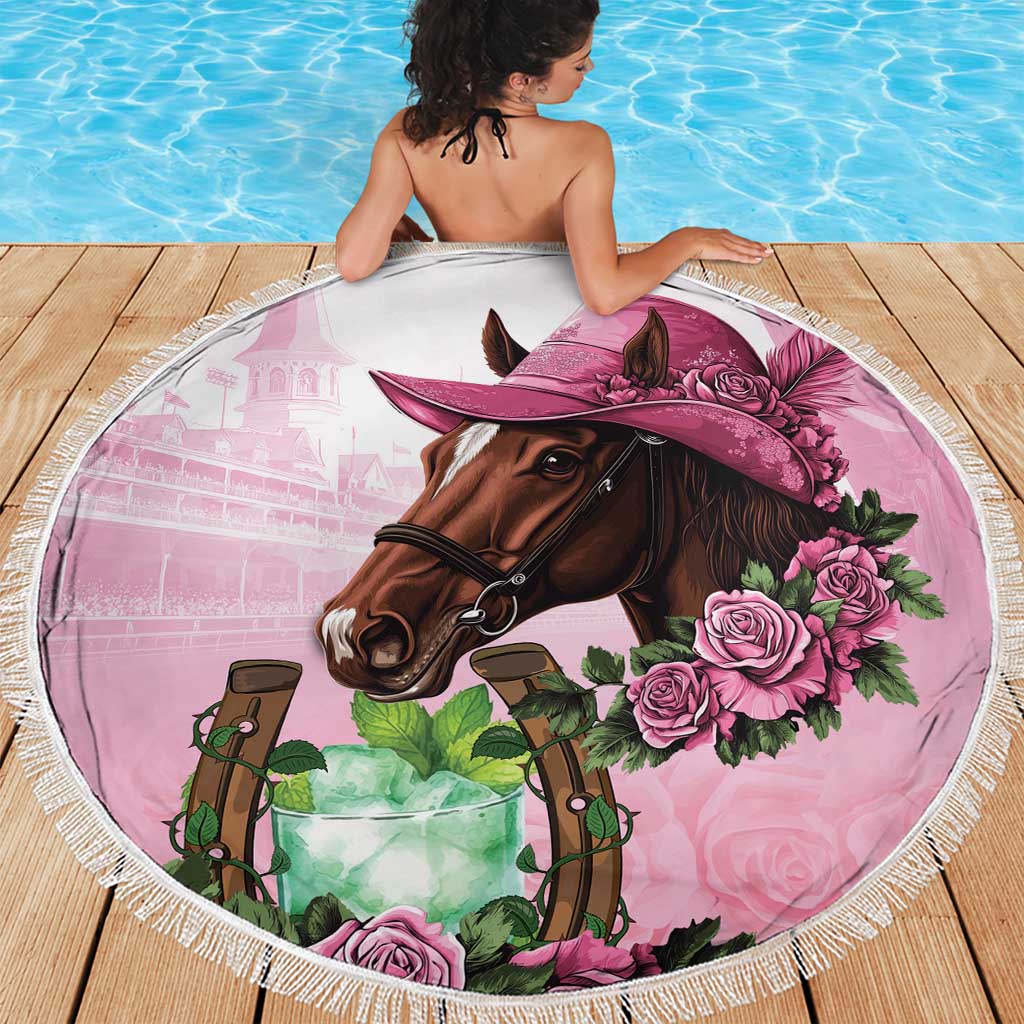 Kentucky Horse Racing Beach Blanket Mint Julep Cocktail