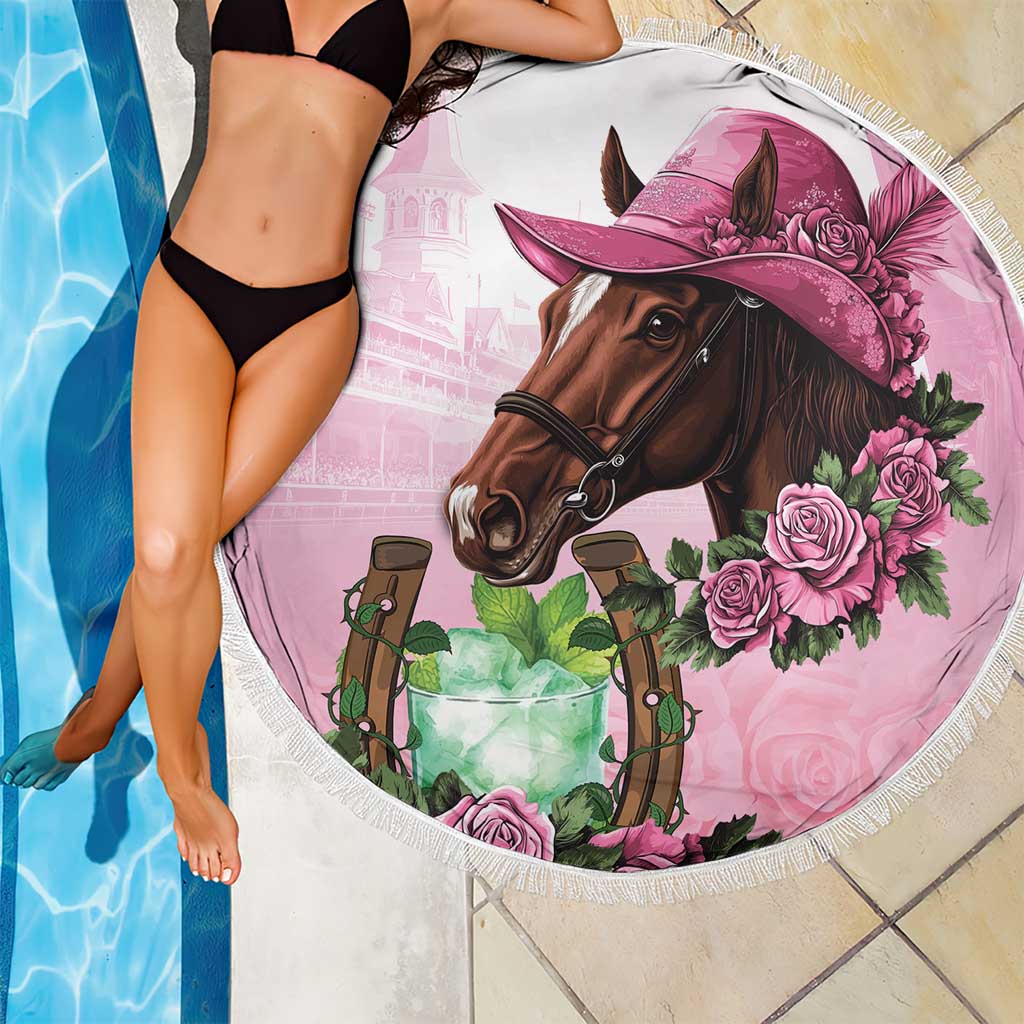 Kentucky Horse Racing Beach Blanket Mint Julep Cocktail